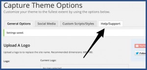 WordPress theme support