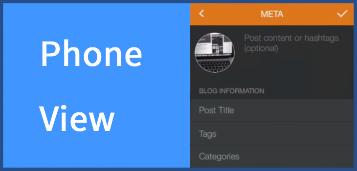 Send photos to wordpress blog