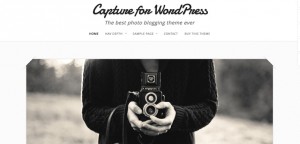 Capture Free WordPress Photography Theme