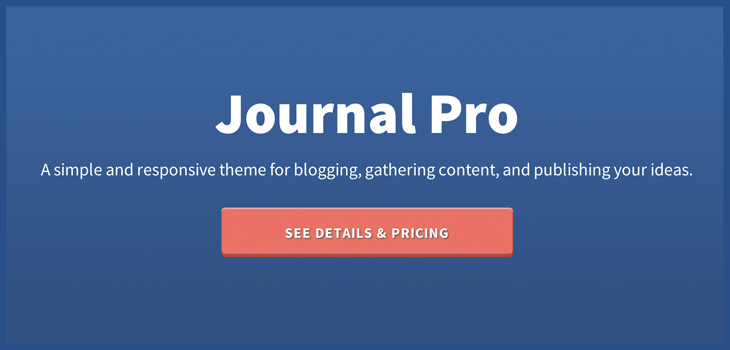 Get Journal Pro for WordPress