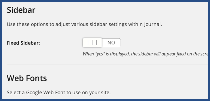Fixed Sidebar in WordPress