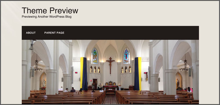 Bad Church Theme WordPress