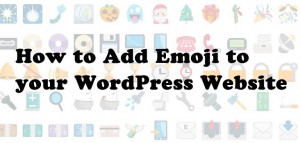 Add Emoji WordPress website