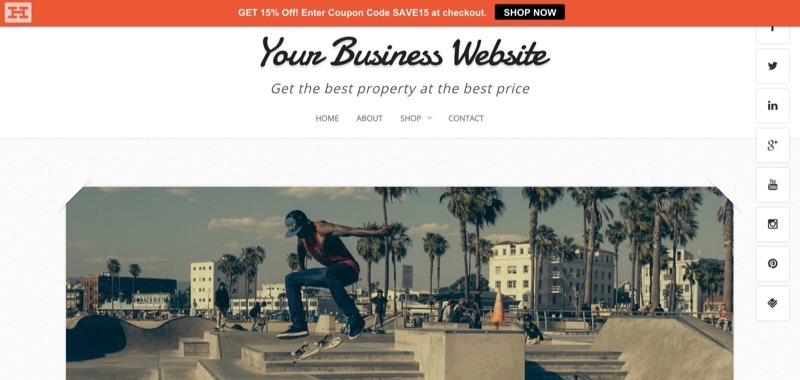 Hello Bar WordPress Example