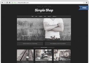 Free Simple Shop WordPress Theme