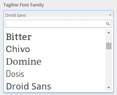 Tagline Font Family